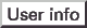 User info