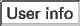 User info