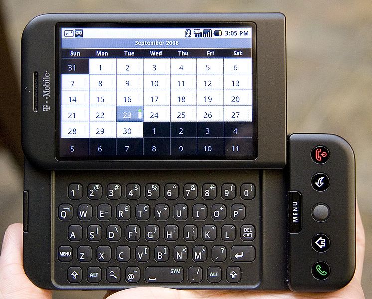 HTC Dream, frn 2008