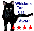 Whiskers Cool Cat Award