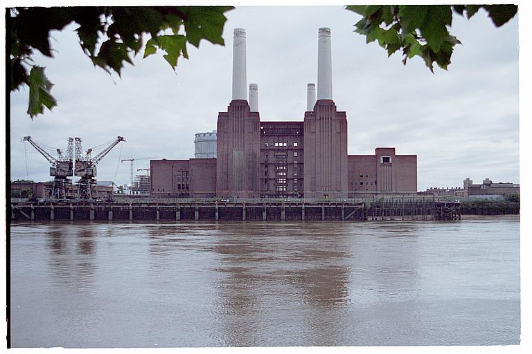 Battersea Power Station, from Grosvenor Road