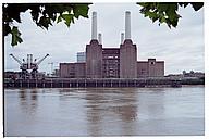 Battersea Power Station, from Grosvenor Road