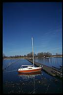 Lone sailboat, Stångån