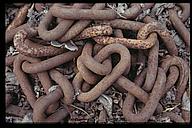 Rusty steel chain, Tornby