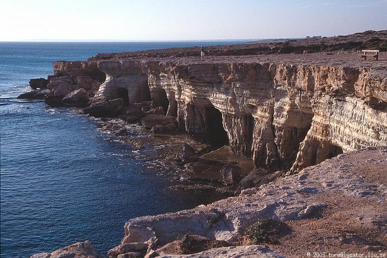 Sea caves, near Cavo Gkreko